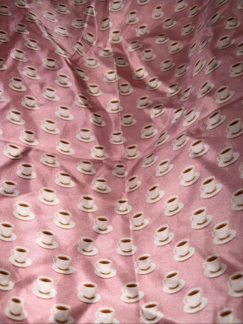 Barbieri Coffee Cup Silk Scarf